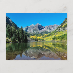 Retro-Amerikanische Landschaftspostkarte Postkarte