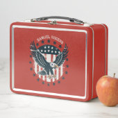 Retro Amerikanischer Adler  Metall Brotdose (Beispiel)