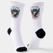 Retro Amerikanischer Adler Socken (Gewinkelt)