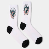 Retro Amerikanischer Adler Socken (Rechts)