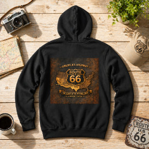 Retro-Amerikas Highway 100 Jahre Karte Hoodie