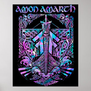 Retro-Amon-Amarth-Fan-Art-Klassisches-Geschenk Poster