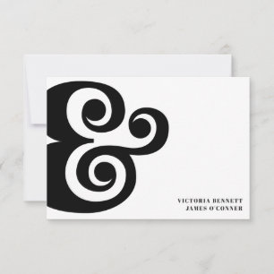 Retro-Ampere und Typografie-Hochzeit speichern Sie
