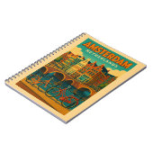 Retro Amsterdam Niederlande Notizblock (Linke Seite)