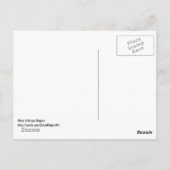 Retro Amsterdam Postkarte (Rückseite)