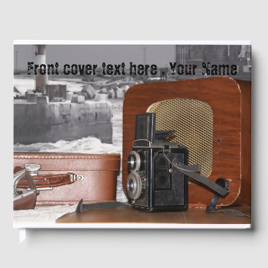 Retro analoge Videokamera-Gästebuch Gästebuch (Vorderseite)