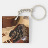 Retro-Analogkamera des Fotos Schlüsselanhänger (Rückseite)