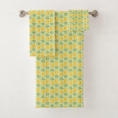 Retro Ananas Badhandtuch Set (Insitu)
