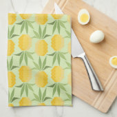 Retro Ananas Handtuch (Viertel Falte)