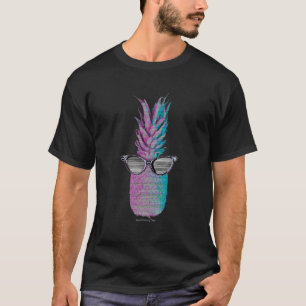 Retro Ananas mit Sonnenbrille Shades Summer Vibe T-Shirt