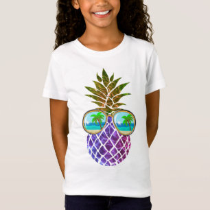 Retro-Ananas mit Sonnenbrille T-Shirt
