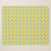 Retro Ananas Sherpadecke (Vorderseite (Horizontal))