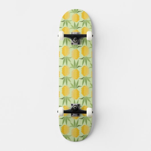 Retro Ananas Skateboard (Vorderseite)