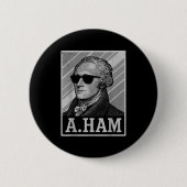 Retro Ander Hamilton Tee Funny Saying Men Women Ki Button (Vorderseite)