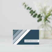 Retro-ANESTHESIOLOGISTISCHE Visitenkarte (Stehend Vorderseite)