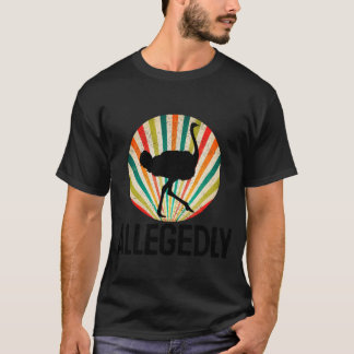 Retro angeblich Strauß T-Shirt