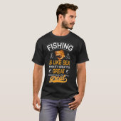 Retro Angelköder T-Shirt (Vorne ganz)