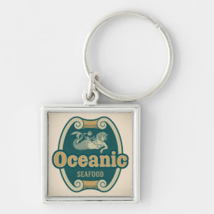 Retro-angeredeter Schlüsselanhänger