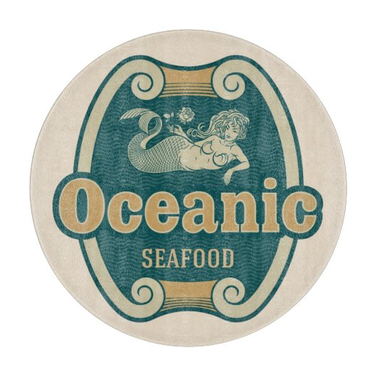 Retro-angeredeter Schneidebrett (Vorderseite)