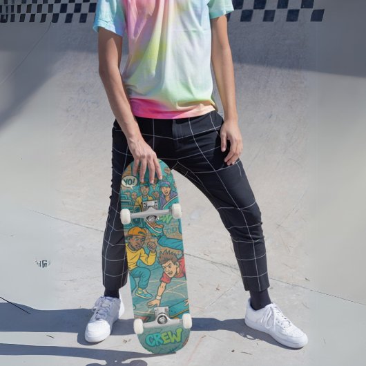 Retro Angesagt-Hop Street Style Skate Art Skateboard