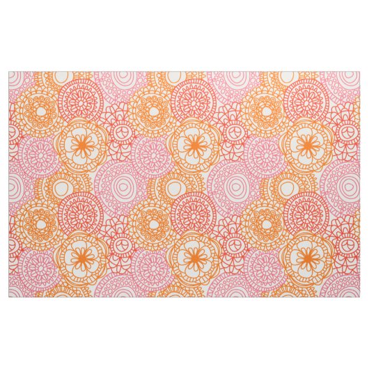 Retro Angesagte Fun Happy Summer Floral Muster Stoff (Fat Quarter (45,7 x 55,9 cm))