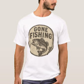 Retro-Angler-Shirt T-Shirt (Vorderseite)