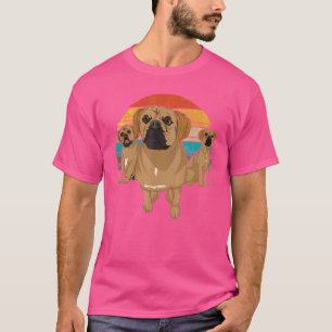 Retro Animal Dog Eigentümer Eigentümer Haustier Ei T-Shirt