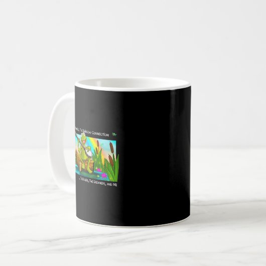 Retro Animal Funny Quote The Lovers The Dreamer An Kaffeetasse (Vorderseite Links)