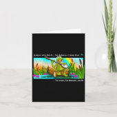 Retro Animal Funny Quote The Lovers The Dreamer An Karte (Vorderseite)