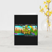 Retro Animal Funny Quote The Lovers The Dreamer An Karte (Gelbe Blume)