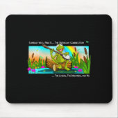 Retro Animal Funny Quote The Lovers The Dreamer An Mousepad (Vorne)