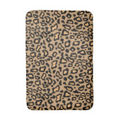Retro Animal Print Leopard Bath Mat Bad Rug Badematte (Vorderseite Vertikal)