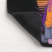 Retro-Anime-Gamer Boy Mousepad (Ecke)