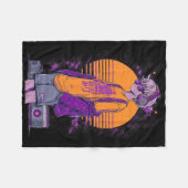 Retro-Anime-Gamer-Junge Fleecedecke (Vorderseite (Horizontal))