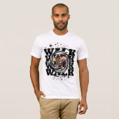Retro Anime Star Warrior T - Shirt (Vorne ganz)