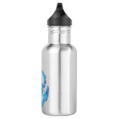 Retro Anker mit Seil Edelstahlflasche (Rechts)