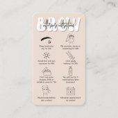 Retro-Anleitung für die angesagte Beige-Pfanne Visitenkarte (Vorderseite)