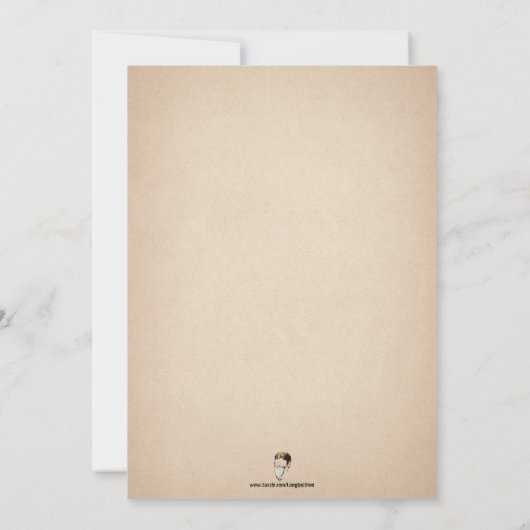 Retro Anpassbare Hexeneinladung Einladung (Rückseite)