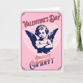 Retro Anti-Valentinstag-Karte Feiertagskarte (Vorderseite)