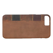 Retro antikes Buch, verklemmtes Braun des Case-Mate iPhone Hülle (Rückseite (Horizontal))