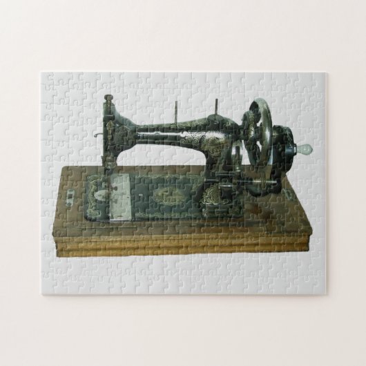 RETRO ANTIQUE SEWING MACHINE PUZZLE (Horizontal)
