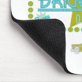Retro Antrieb-Durch Restaurant (grn) Mousepad (Ecke)
