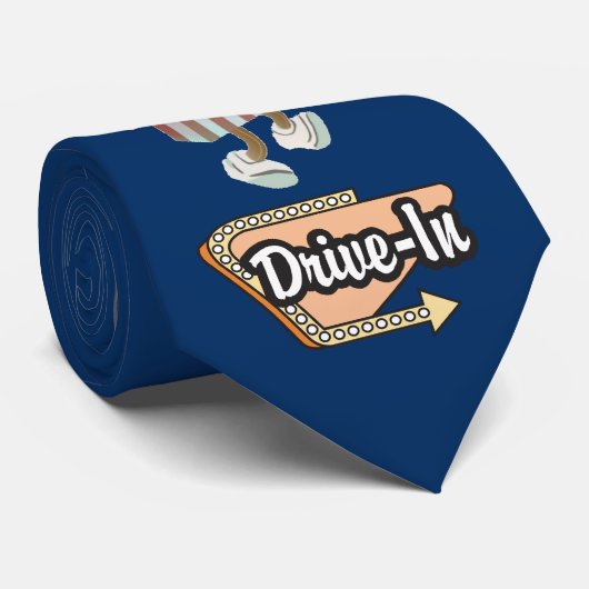 Retro Antrieb-in der Krawatte (Gerollt)