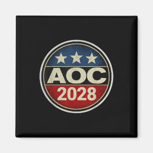 Retro Aoc 2028 Kampf Oligarchie Protest Résist Ber Magnet