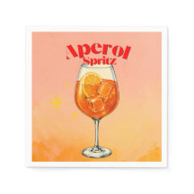 Retro Aperol Spritz Cocktail-Party