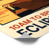 Retro Apollo 11 Moon Landing Poster Vintage Space (Ecke)