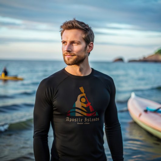 Retro Apostle Islands Kayaking T-Shirt