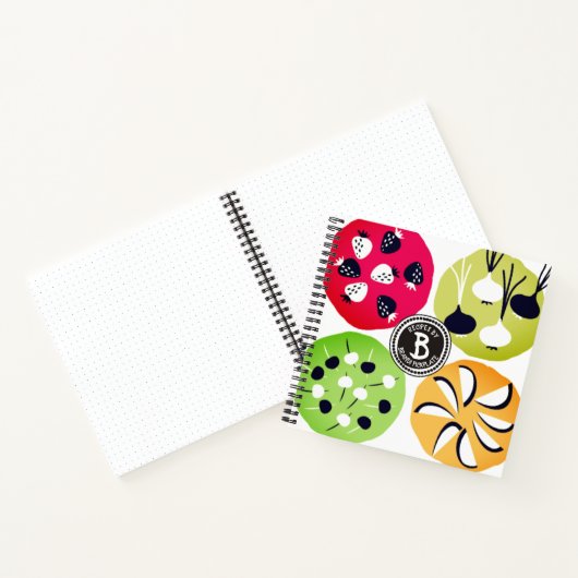 Retro Appetizer Personal Kochbuch Rezept Notebook Notizblock (Innenseite)