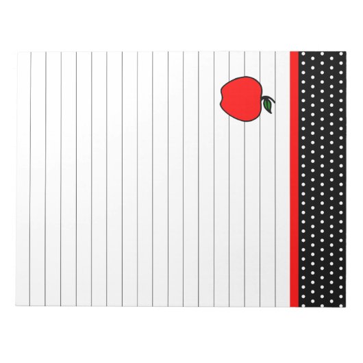 Retro Apple Editor Notizblock (Vorderseite)