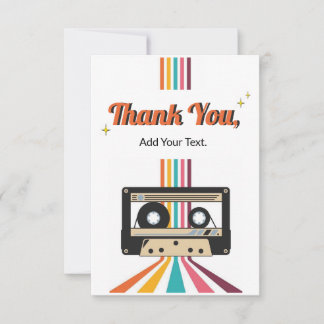 Retro Appreciation - Thank You Card Dankeskarte